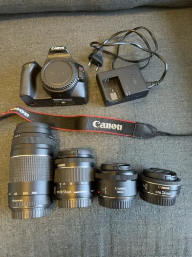 Camera Profissional e lente profissionais