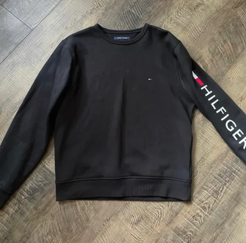 moletom tommy hilfiger preto