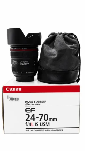 Lente Canon EF 24-70mm f/4L IS USM à Venda!
