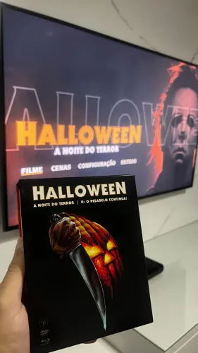 Box Blu-ray Halloween 1 e 2 - Obras Primas (Edição Numerada 1188/2000) + Máscara!
