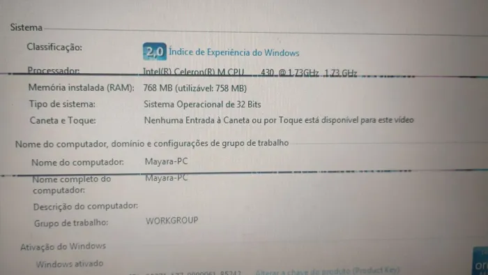Vendo ou troco esse Notebook por um celular 