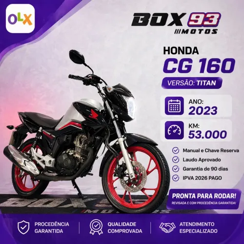 Honda Cg 160 Titan Ano 2023