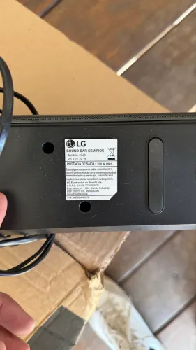 LG Sound Bar SJ5 Sem Fio Bluetooth Subwoofer Wireless 320W