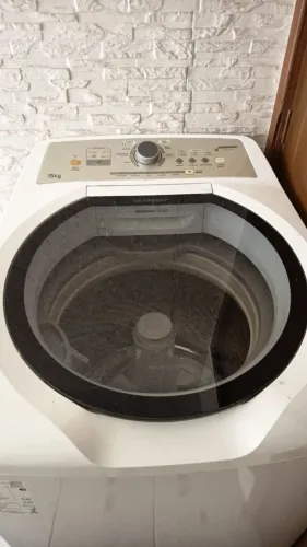 Máquina de lavar Brastemp 15kg cesto em inox