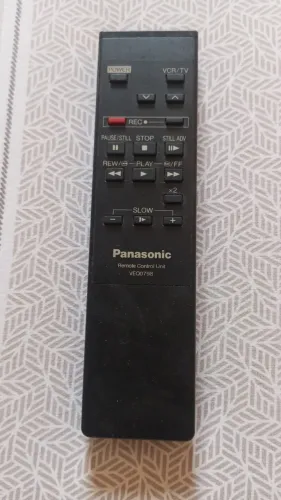 Controle Remoto Original Panasonic Veq0798 P/ Vcr / Vhs # (Usado)
