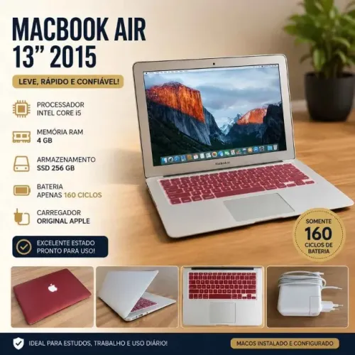 MacBook Air 13" 2015 - i5 | 256GB SSD | Excelente Estado