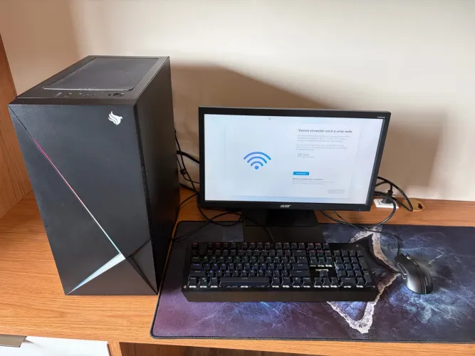 PC Gamer i5 9400f gtx 1660 6gb 24gb RAM 1tb HD Monitor teclado e mouse gamer