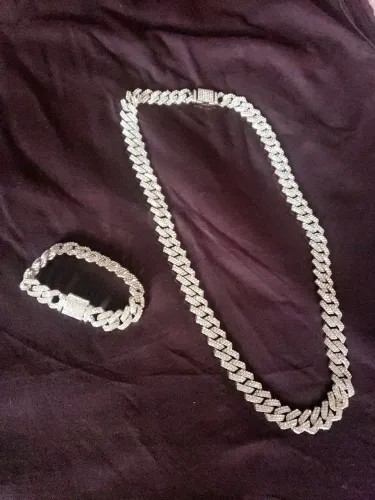 CORRENTE + PULSEIRA ICED OUT INSANAS ? ESTILO RAPPER/TRAP BRILHO ABSURDO