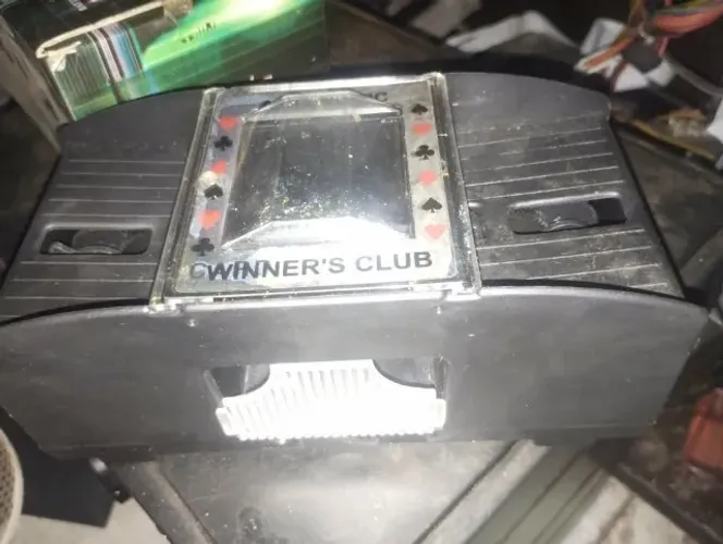 Automatic Card Shuffler 2 Deck Alimentado Por Bateria