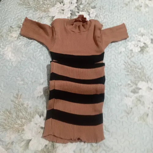 Vestido canelado