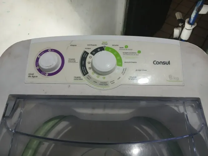 Máquina de lavar roupas cônsul 8kg