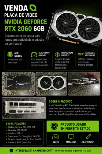 GeForce RTX 2060 6GB