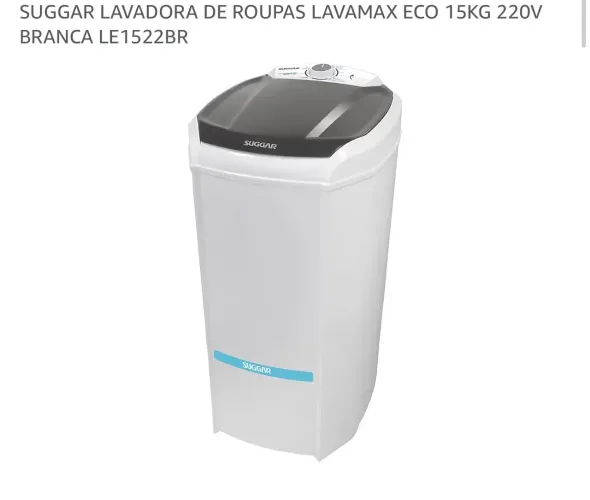 Máquina tanquinho Suggar 15 kg