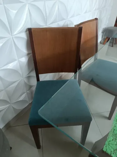 Conjunto de Cadeiras madeira maciça