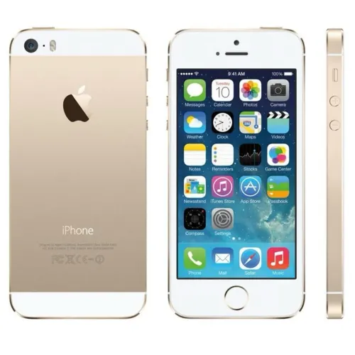 iPhone 5s Dourado - Liga e Funciona | Câmera Traseira Com Defeito | Bateria Viciada