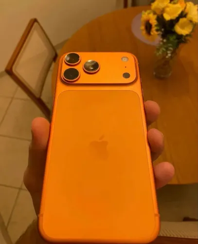 Iphone 17 Pro Max Laranja Cósmico zero ainda