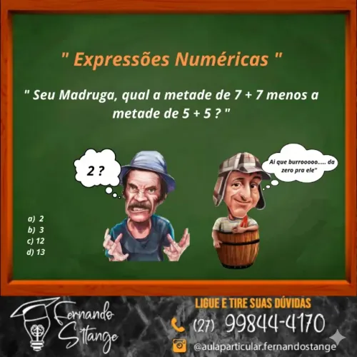 Ensino a distância / Reforço escolar de Matemática, Química e Física
