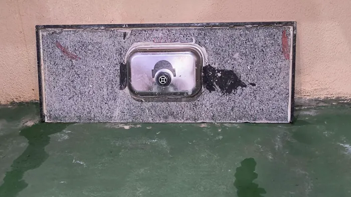 Pedra - balcão de cozinha - Verde Ubatuba