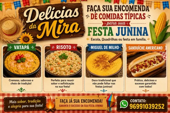 Encomendas de Comidas Festa Junina