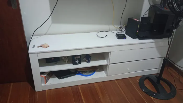 Rack com gavetas