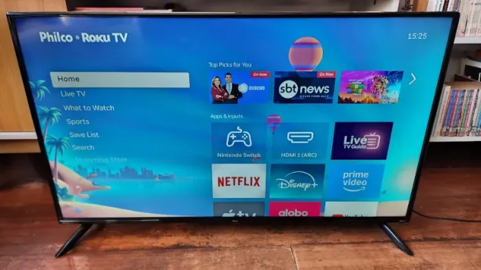 Smart TV Philco 40" PTV40G65RCH Roku TV Dolby Audio Led