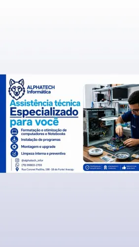 Assistência técnica de computadores e notebooks 