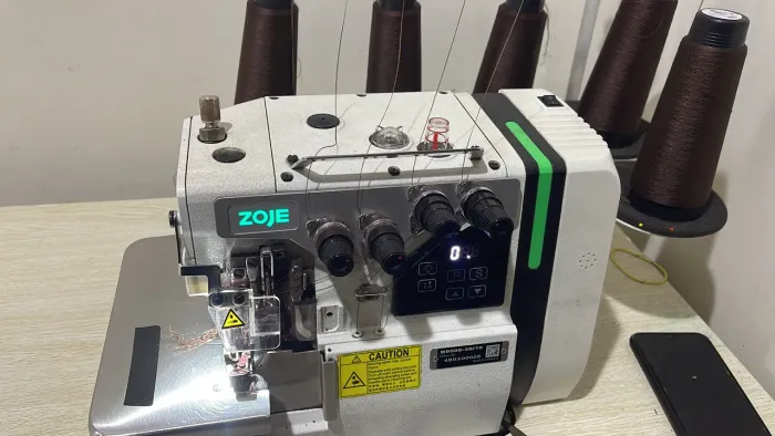 Máquina industrial Interlock Zoje poço tempo de uso