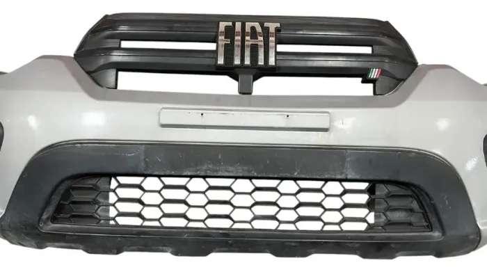 Parachoque Fiat Mobi 2021 Avariado Cinza