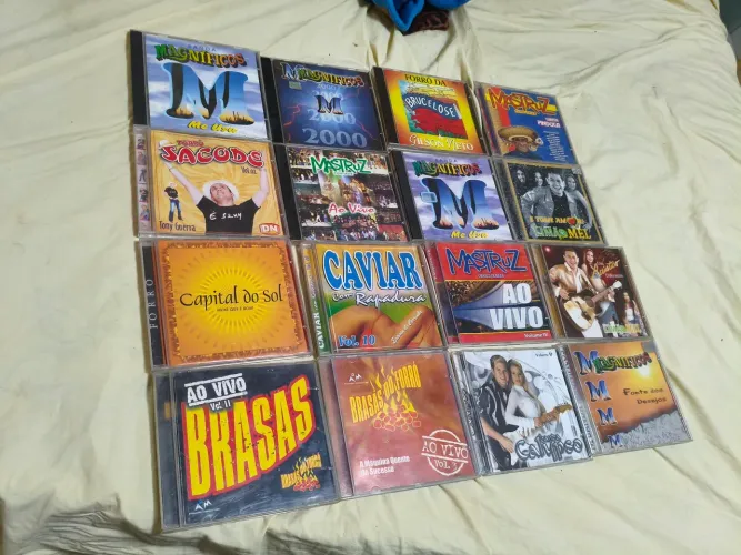 Forró diversos titulos(10 reais cada)