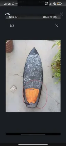 Vendo uma pracha de surfe enigma com quilhas farmas