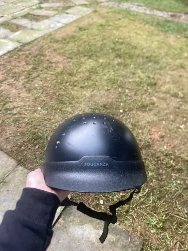 Capacete/Kepie três tambores/hipismo fouganza usado
