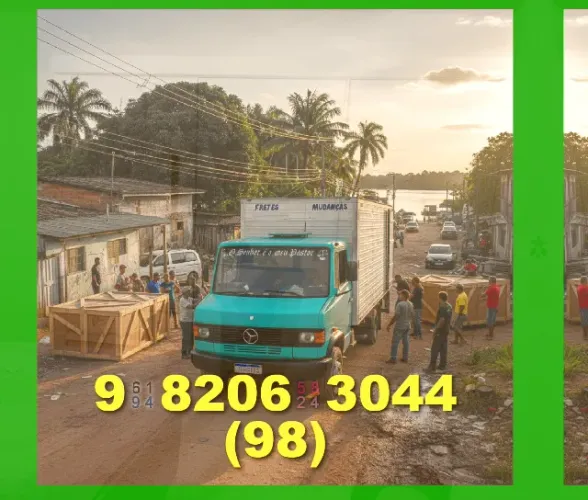 Frete disponível em Bacanga, Olho d'Água e São Francisco! Entre em contato!