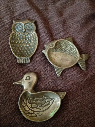 Peças decorativas em bronze