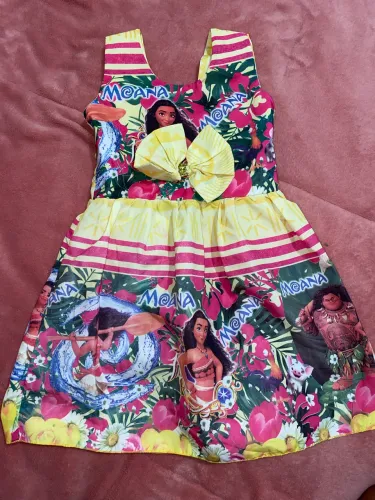 Vestido Infantil Moana 