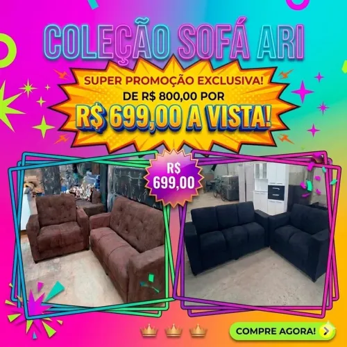 SOFÁ NA PROMOÇÃO