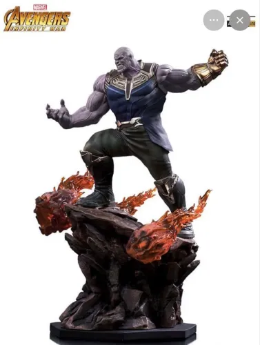 Thanos 1/10 guerra infinita Iron Studios 