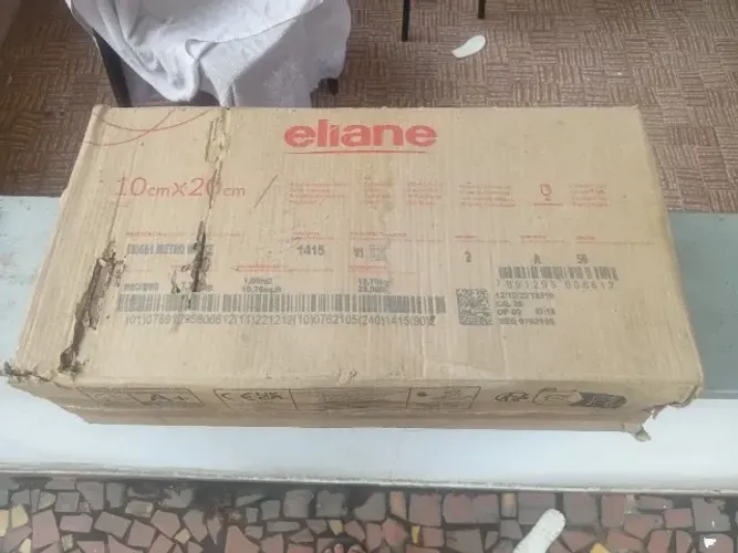 Revestimentos eliane metro White 10x20cm