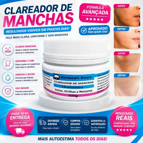 Clareador de Manchas resultados em poucos Dias ? 