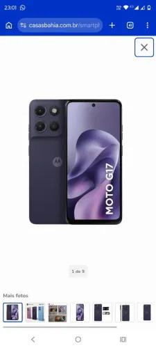 Moto G17 256gb