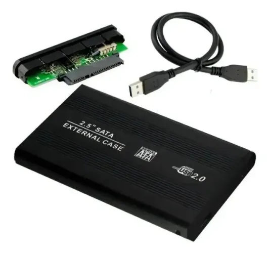 Guarde seus arquivos - Kit (1 Unid. Case Ssd Hd) + (1 Unid. SSD Externo de 128GB Goldenfir