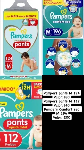 Fraldas Pampers