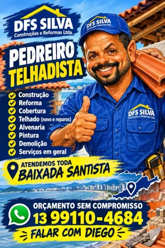 Pedreiro baixada santista