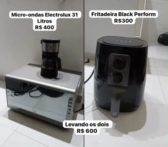 Vendo Eletrodomésticos Novo