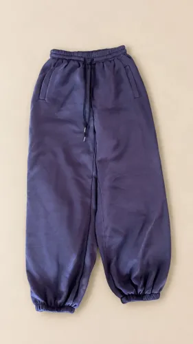 Calça Moletom Baggy Azul