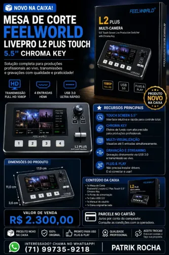 Mesa de Corte FEELWORLD LIVEPRO L2 PLUS