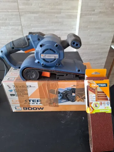 Lixadeira de Cinta 900w 76x533mm - Imperdivel 