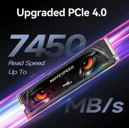 Nvme 1tb Movespeed 7450mb/s leitura