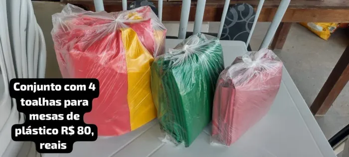 Conjunto de toalhas para mesas