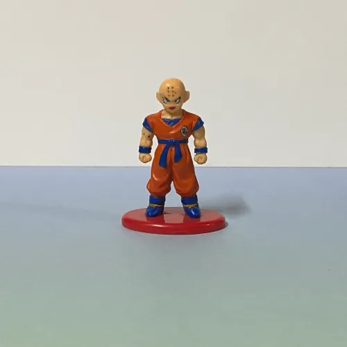figura Krillin de Dragon Ball Z  - Bandai parceria Coca-Cola | 2003