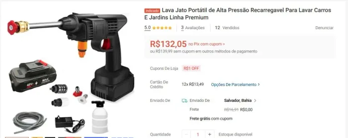 lavajato alta pressão
